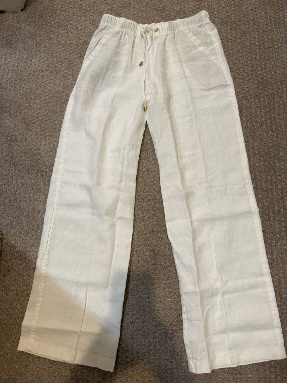 NWT!! Lilly Pulitzer Resort White Linen Pants
